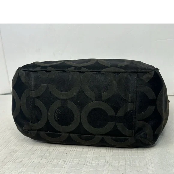 Coach Madison Luxury Designer Logo Tribeca Black Hobo EUC 14127 - Picture 5 of 10